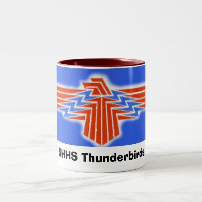 Taza Bicolor TBird, Thunderbirds de SHHS (Centro)