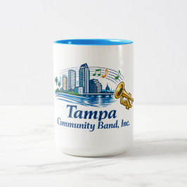 Taza Bicolor TCB Trumpet Logo Mug