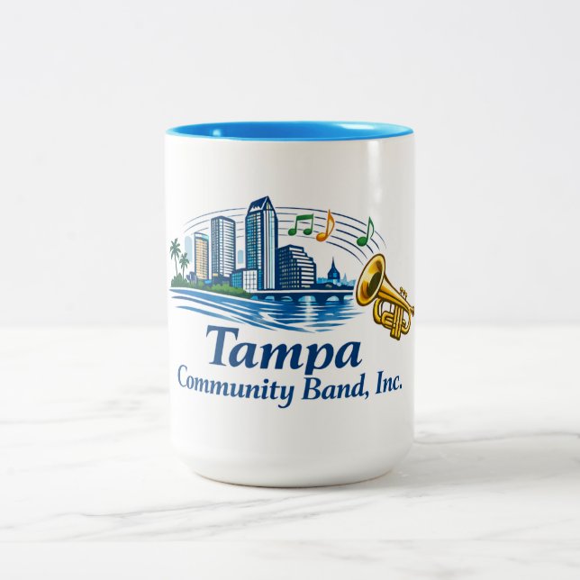 Taza Bicolor TCB Trumpet Logo Mug (Centro)