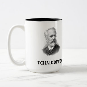 TAZA BICOLOR TCHAIKOFFEE MUG HUMOROUS