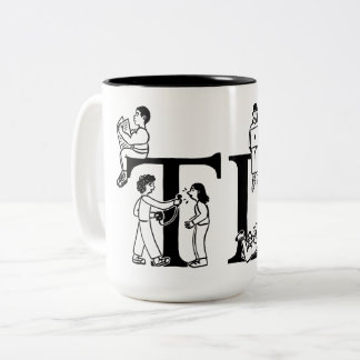 Taza Bicolor TD "People Mug"