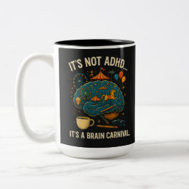 Taza Bicolor TDAH Funny Branival Mug