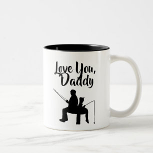 Taza Bicolor Te Amas Papi Pescar