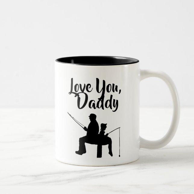 Taza Bicolor Te Amas Papi Pescar (Derecha)