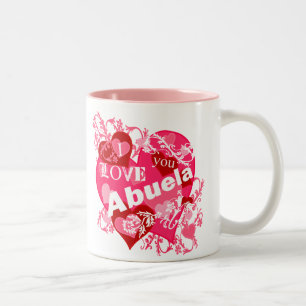 Taza Bicolor Te amo Abuela