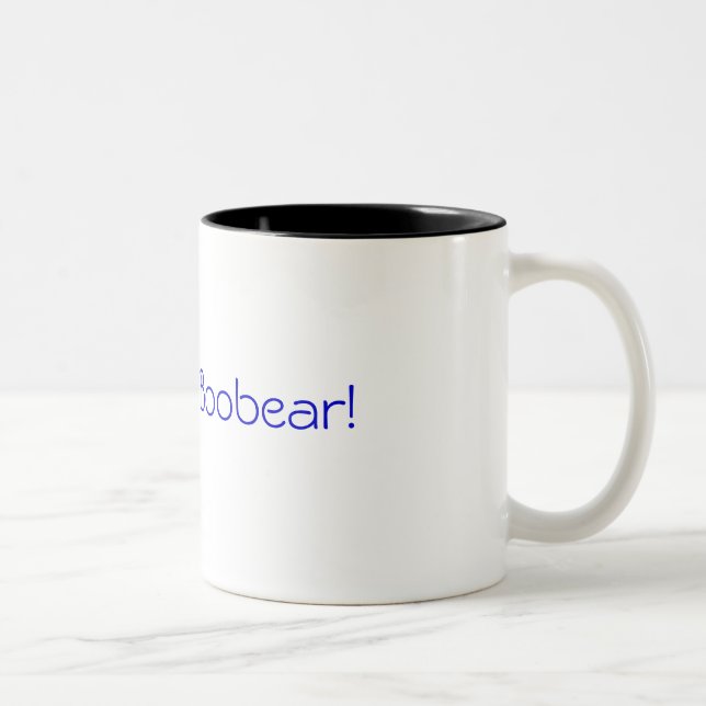 Taza Bicolor ¡Te amo Boobear! (Derecha)