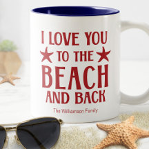 Te Amo hasta la Playa y de Regreso Estrella de Mar