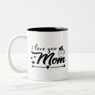 Taza Bicolor Te Amo Mamá