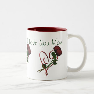 Taza Bicolor Te Amo Mamá Roses Roses Roses Roses El Café Mug