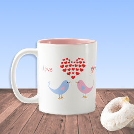 Taza Bicolor Te amo más romántico