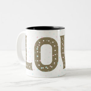 Taza Bicolor Te amo tanto mi amor