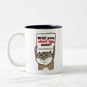 Taza Bicolor ¿Te Callarás, Hombre?