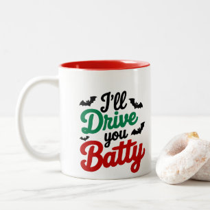 Taza Bicolor Te Conduciré Batty