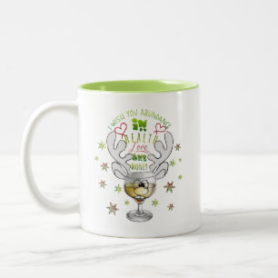 Taza Bicolor Te deseo abundancia en salud amor y dinero