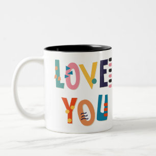 Taza Bicolor Te encantan los colores