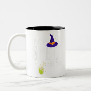 Taza Bicolor Te Puse Una Pelea En Guay Witch Halloween Tee Pres