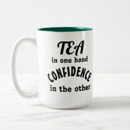 Taza Bicolor Té y confianza 2-Tone Mug, 15 oz