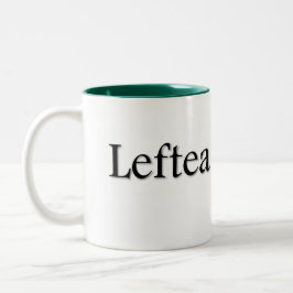 Taza Bicolor Té zurdo de Leftea