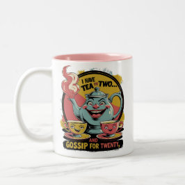 Taza Bicolor Tea and Gossip