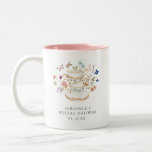 Taza Bicolor Tea Fiesta Bridal Shower Coffee Mug<br><div class="desc">¡Que florezca tu día especial con este tazón de café Fiesta de té con ducha de novia! Este diseño presenta impresionantes flores de acuarela pintadas a mano en tonos violeta, azul polvoriento y rosa rubor con vegetación ardiente. Ya sea que esté hospedando un fiesta de jardín o una reunión íntima...</div>