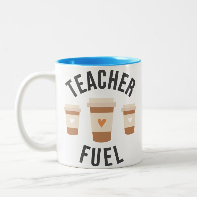 Taza Bicolor Teacher Fuel Mug (Izquierda)