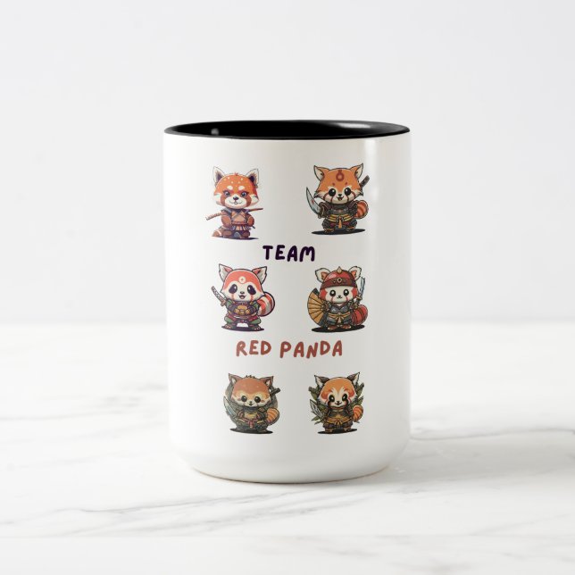Taza Bicolor Team Red Panda Samauri (Centro)