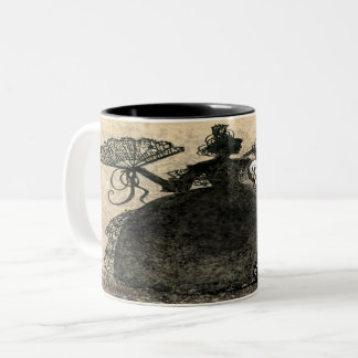 Taza Bicolor Teatro de café de dos tonos Mug