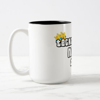 Taza Bicolor Technoblade nunca muere