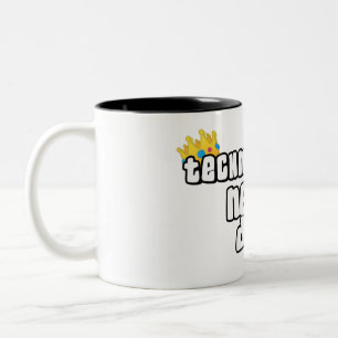 Taza Bicolor Technoblade nunca muere