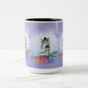 Taza Bicolor Teclado musical Faerie Vignette