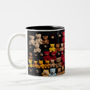 Taza Bicolor Teddy Bear Knolling