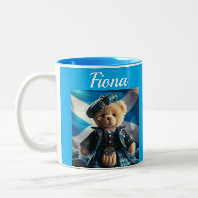 Taza Bicolor Teddy bear Scottish mug (Izquierda)