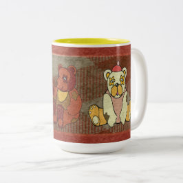 Taza Bicolor Teddy Bears Mug