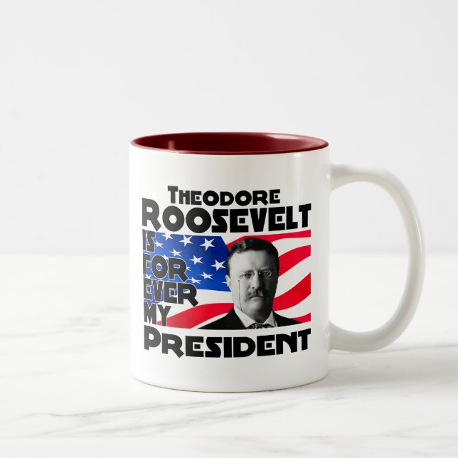 Taza Bicolor Teddy Roosevelt para siempre (Derecha)