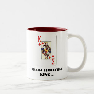Taza Bicolor Tejas los sostiene rey Mug