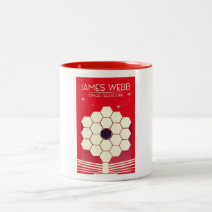 Taza Bicolor telescopio espacial james webb,