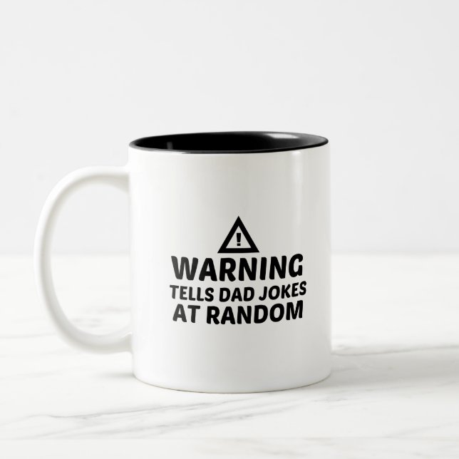 TAZA BICOLOR TELLS DAD CHISTES EN RANDOM (Izquierda)