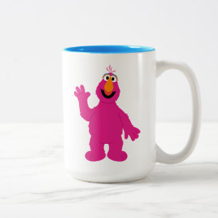Taza Bicolor Telly Monster de Barrio Sésamo