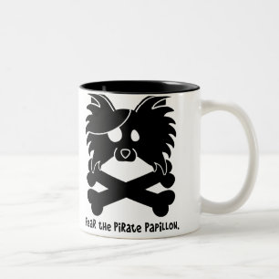 Taza Bicolor Tema al pirata Papillon