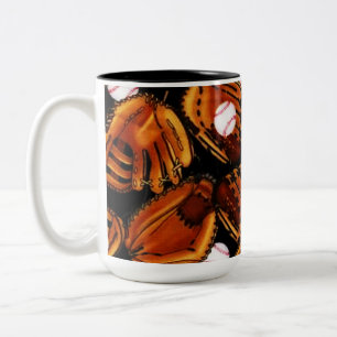 Taza Bicolor Tema del béisbol