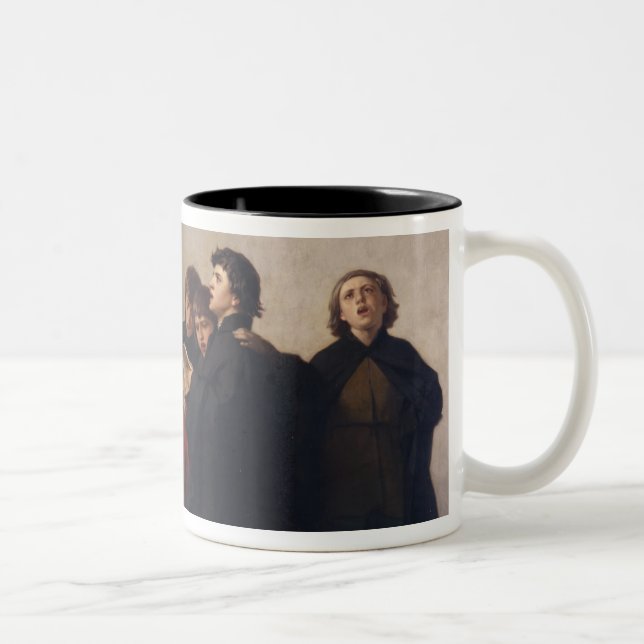 Taza Bicolor Tema histórico, 1872 (Derecha)