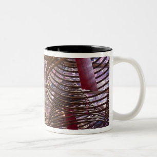 Taza Bicolor Templo budista Man Mo de Hong Kong