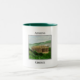 Taza Bicolor Templo de Hephaestus, Atenas Grecia