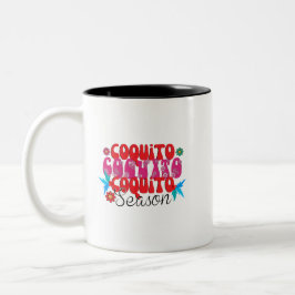 Taza Bicolor Temporada de Coquito, Día Nacional del Coquito
