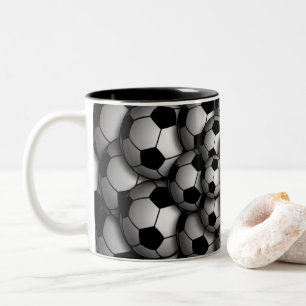 Taza Bicolor Temporada de fútbol de café de dos tonos