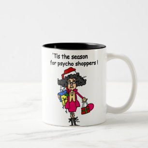 Taza Bicolor Temporada De Psicocompradores