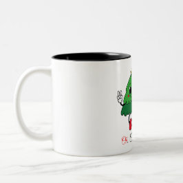 Taza Bicolor Temporada de vacaciones con nuestros Navidades Mug