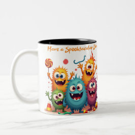 Taza Bicolor Tener un Día Spooktacular