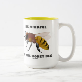 Taza Bicolor Tenga En Cuenta La Actitud Apiarista De La Abeja D