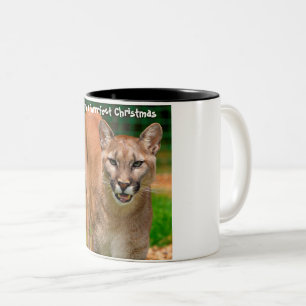 Taza Bicolor Tenga una Navidad Purrrfecta